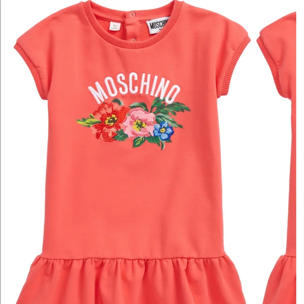 Moschino Floral Sweatshirt Dress
